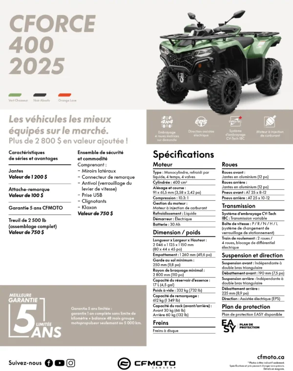 CFORCE 400 NOIR 2025 – Image 4