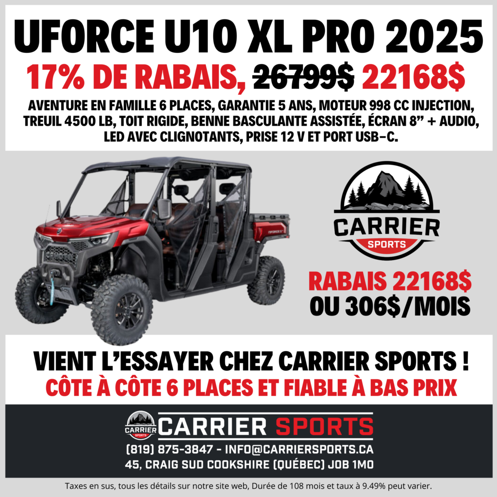 UFORCE U10 XL PRO ROUGE 2025