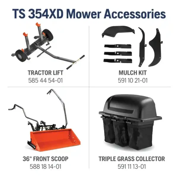 Tracteur Husqvarna TS 354XD – Image 2