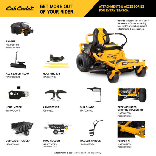 Tracteur Cub Cadet ZT1 46 – Image 5