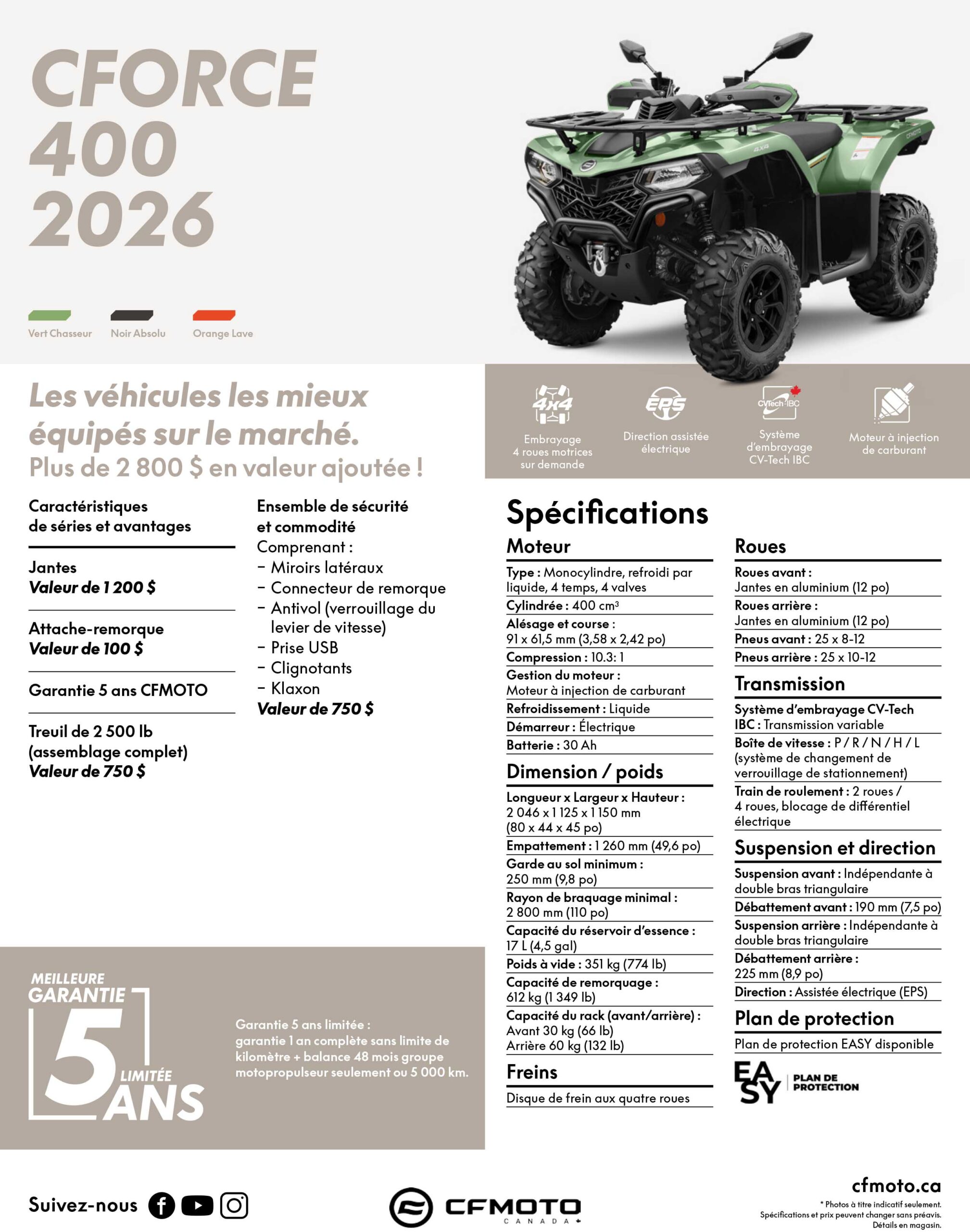 CFORCE 400 - VERT - 2026 – Image 8