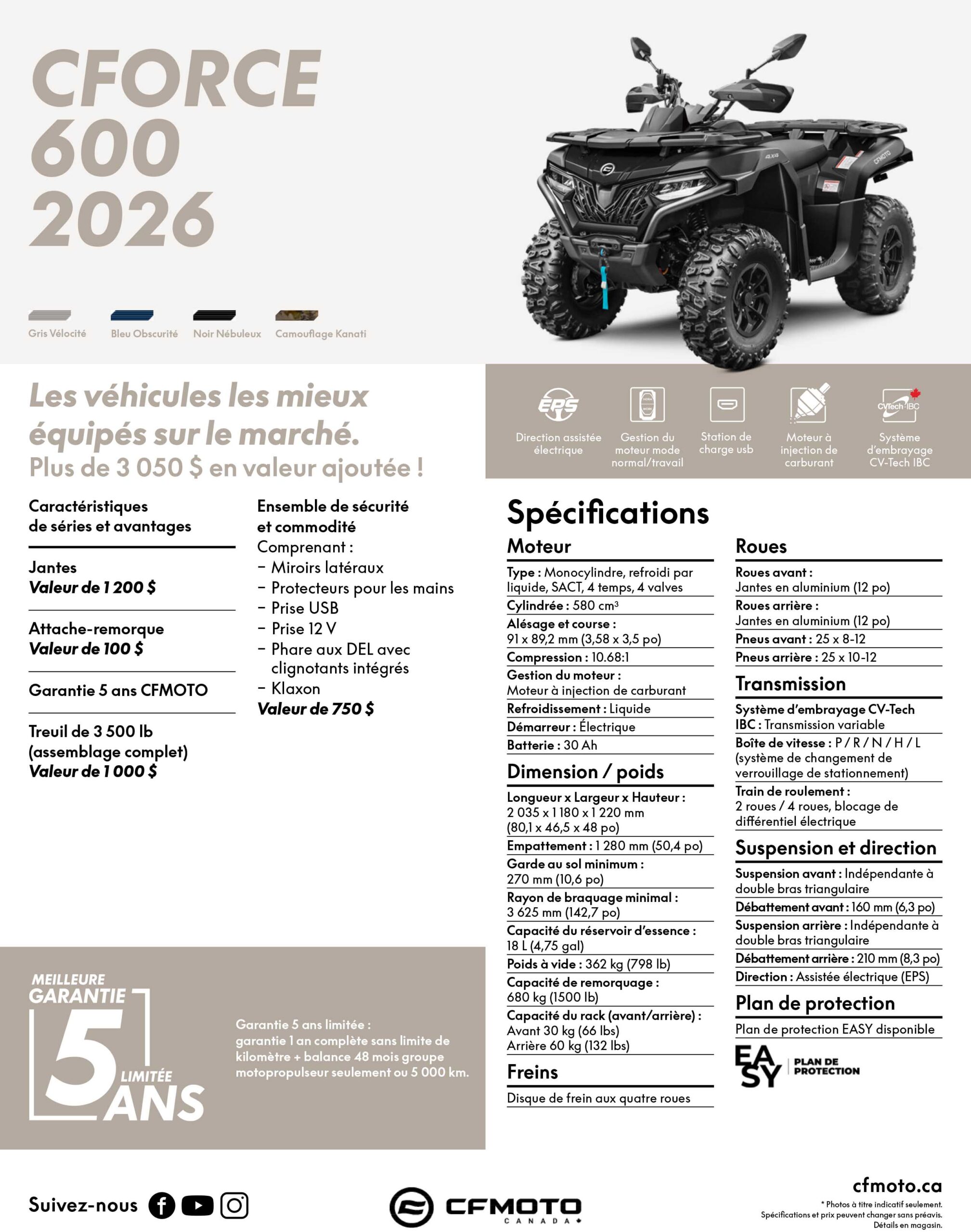 CFORCE 600 - GRIS - 2026 – Image 12