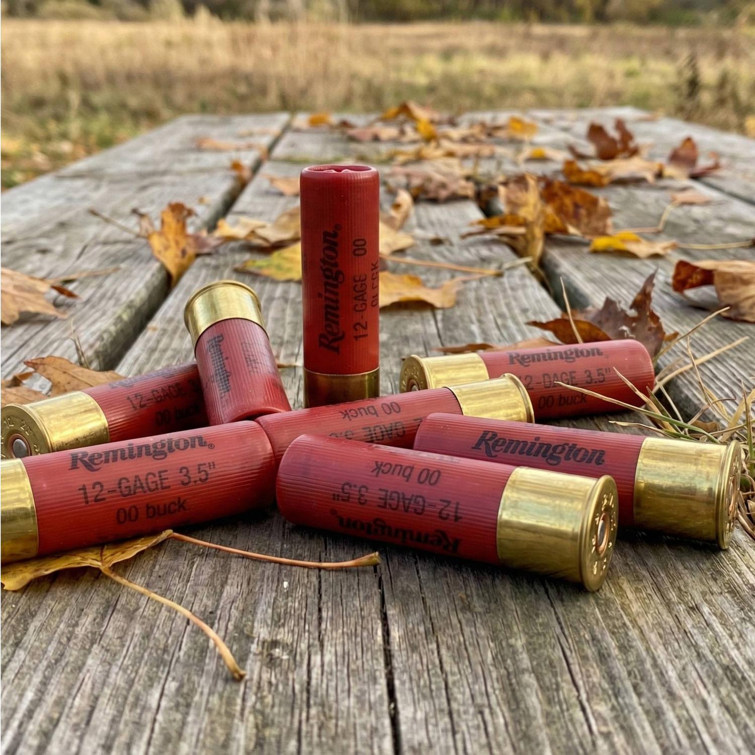 Cartouche Remington Chevrotine 12 GA 3.5 po 00 Buck 5 par boîte