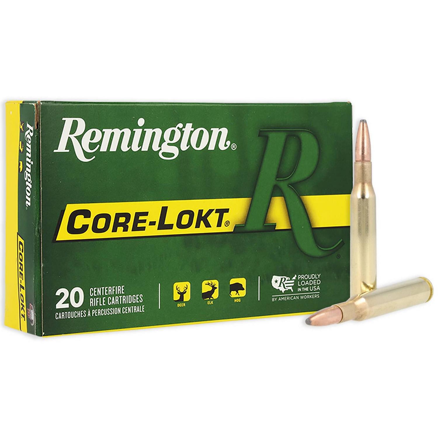 Munition Remington Core-Lokt 270 Win 130 gr Paquet de 20