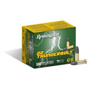 Munition Remington Thunderbolt .22LR 500 par boîte