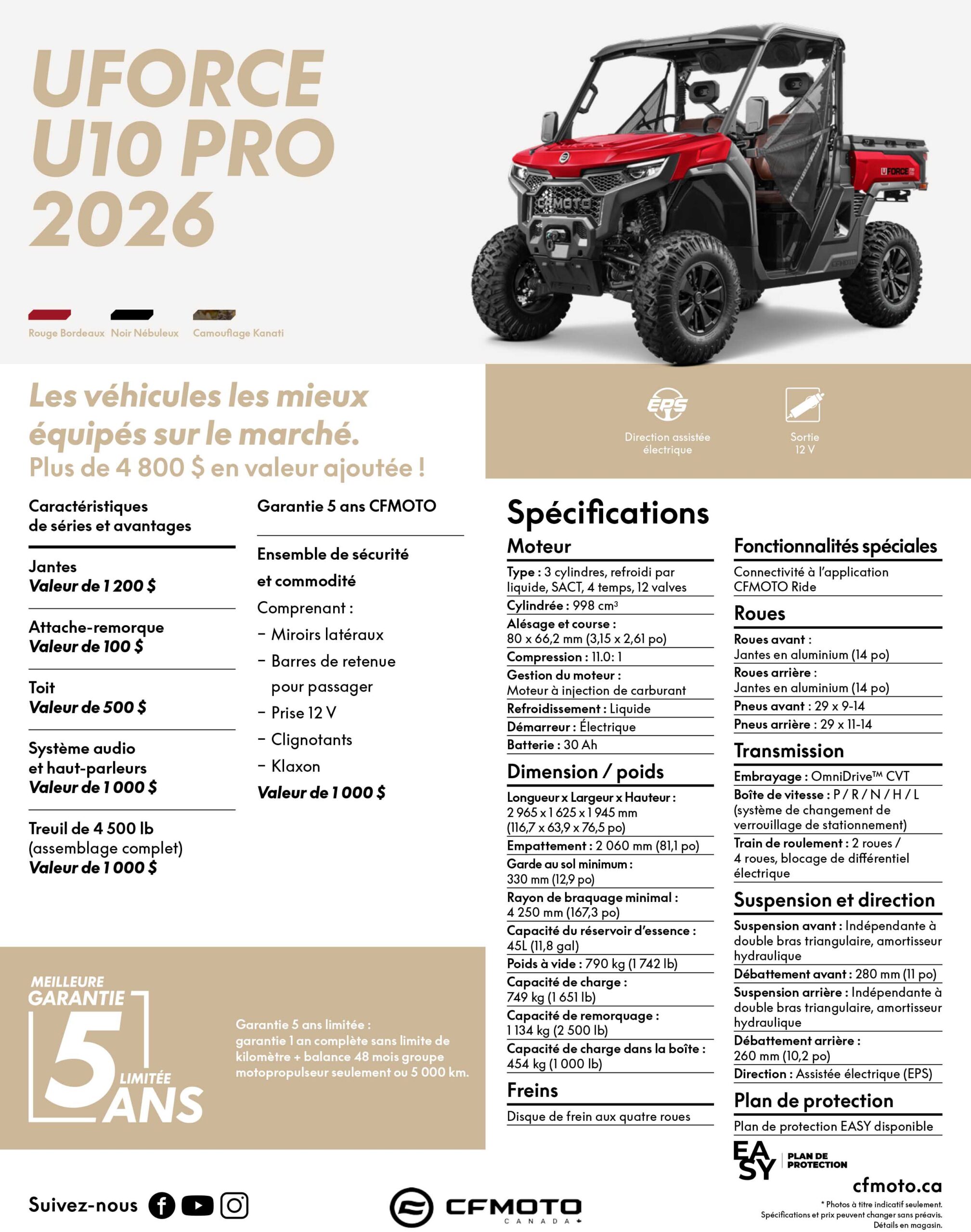 UFORCE U10 PRO - CAMO - 2026 – Image 3