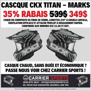 CKX – CASQUE TITAN - MARKS - XL, 2XL