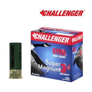 Cartouche Challenger 12GA 3 po #1 1 1/2 oz 25 par boîte