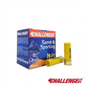 Cartouche Challenger 20GA 2 3/4 po #4 7/8 oz Game & Sporting par boîte de 25