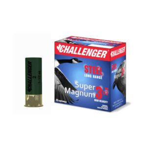 Cartouche Challenger Calibre 12 3 1/2 po 1 1/2 oz BB Acier Boîte de 25