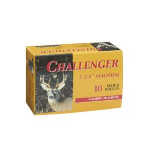 Cartouche Challenger Slug 20G 2 3/4 po Paquet de 5