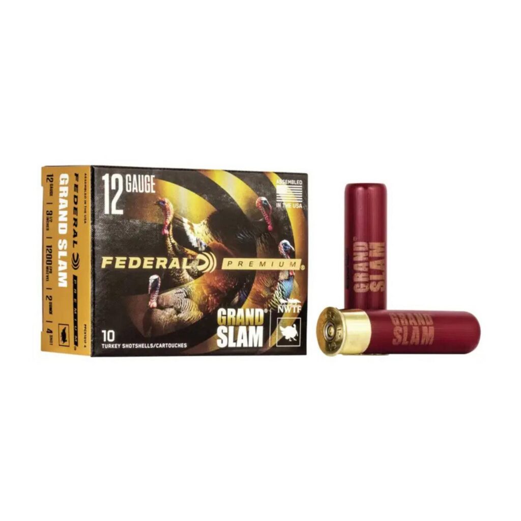 Cartouche Federal Grand Slam Calibre 12 3 1/2 po #4 10 par boîte