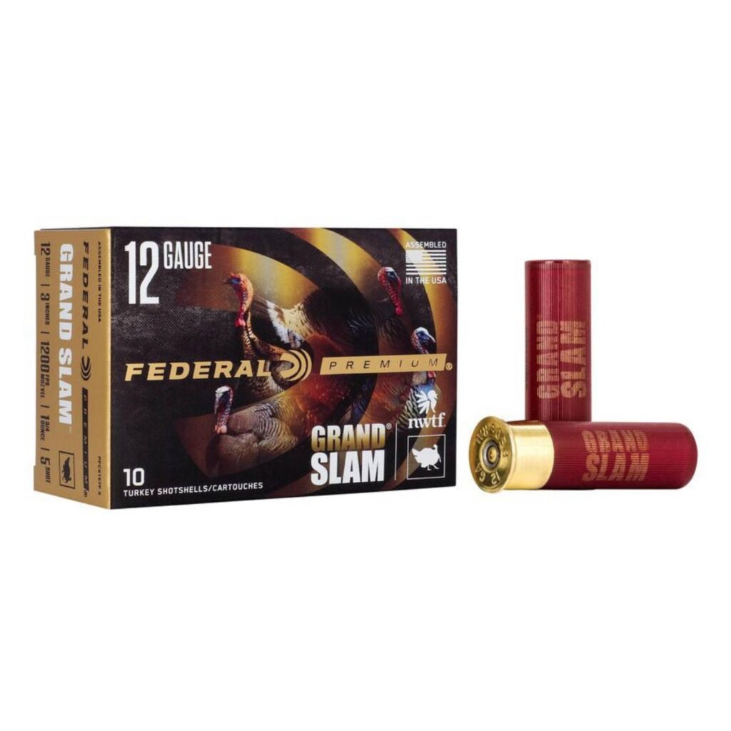 Cartouche Federal Grand Slam Calibre 12 3 po 1-3/4 oz #5 10 par boîte
