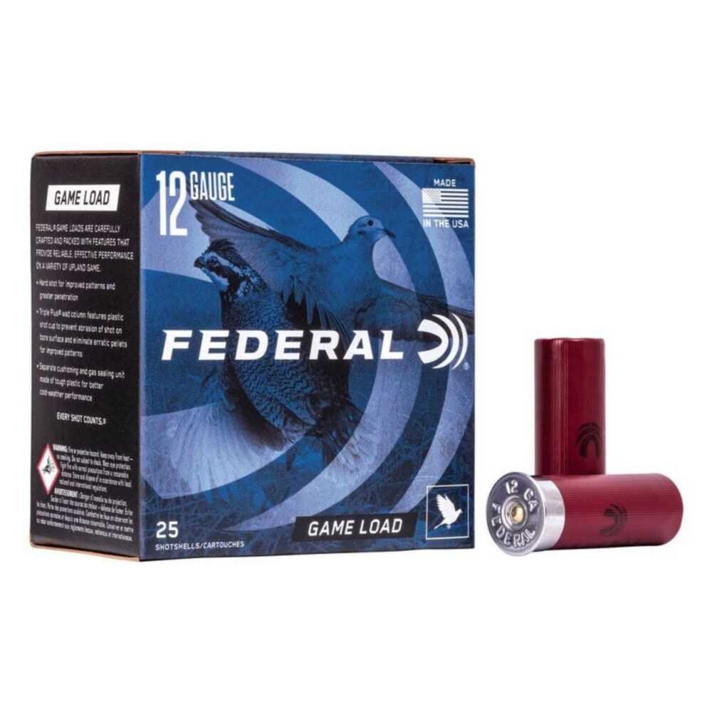 Cartouche Federal Hi-Bird 12GA 2 3/4po #6 25 par boîte