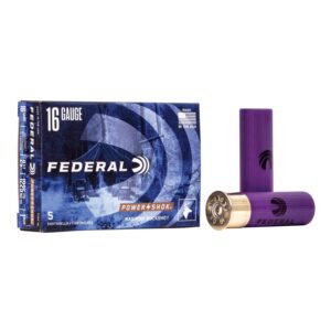 Cartouche Federal Power-Shok Calibre 16 1 Buck 5 par boîte