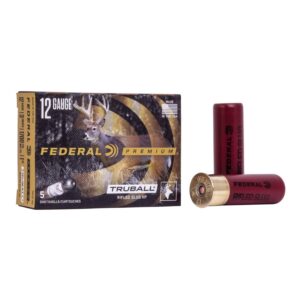 Cartouche Federal Power Shok TruBall Rifled Slug Calibre 12 3 po 1 oz Paquet de 5