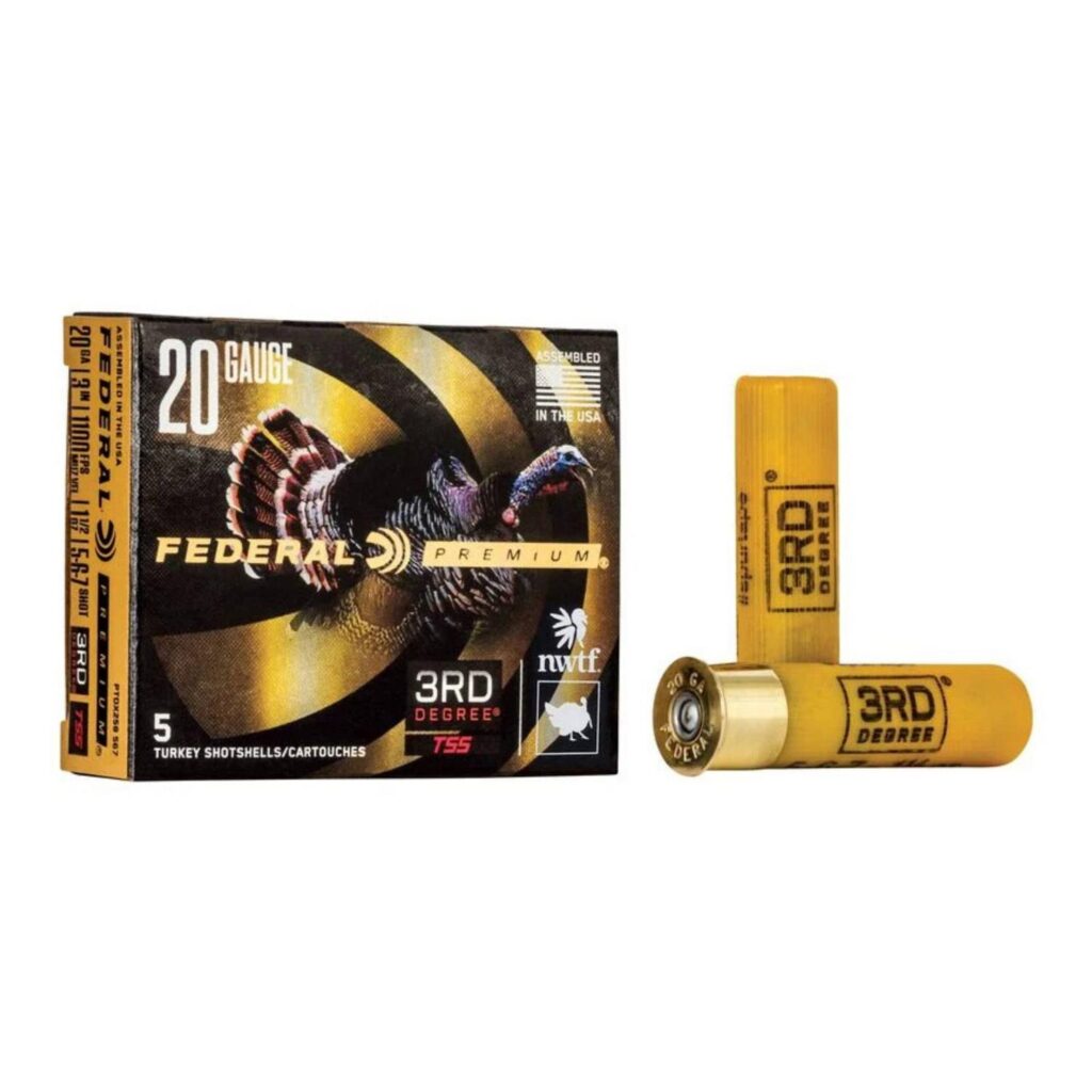Cartouche Federal Premium 3rd Degree 20 Gauge 3 po 1-1/2 oz No 5,6,7 5 par boîte