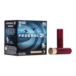 Cartouche Federal Speed-Shok 12 GA 3 1/2 po 1 3/8 oz #2 Boîte de 25
