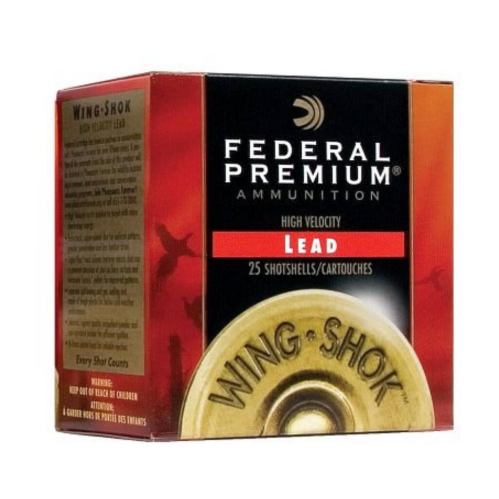 Cartouche Federal Upland Steel 12 GA 2 3/4 po #6 1 3/8 oz 25 par boîte