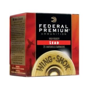 Cartouche Federal Upland Steel 12 GA 2 3/4 po #6 1 3/8 oz 25 par boîte