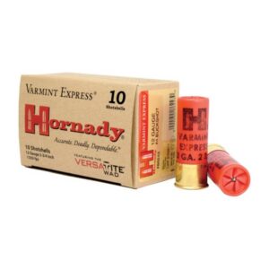 Cartouche Hornady Varmint Express 12GA #4 Buckshot 10 par boîte