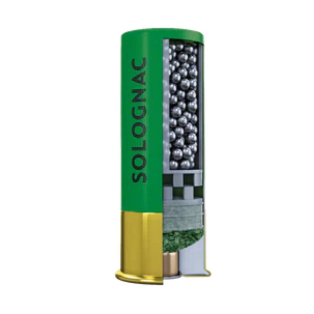 Cartouche Solognac 12GA 2 3/4 po #7 Acier 100 par boîte