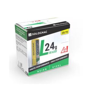 Cartouche Solognac L100 Acier Calibre 20 2 3/4 po #6 100 par boîte