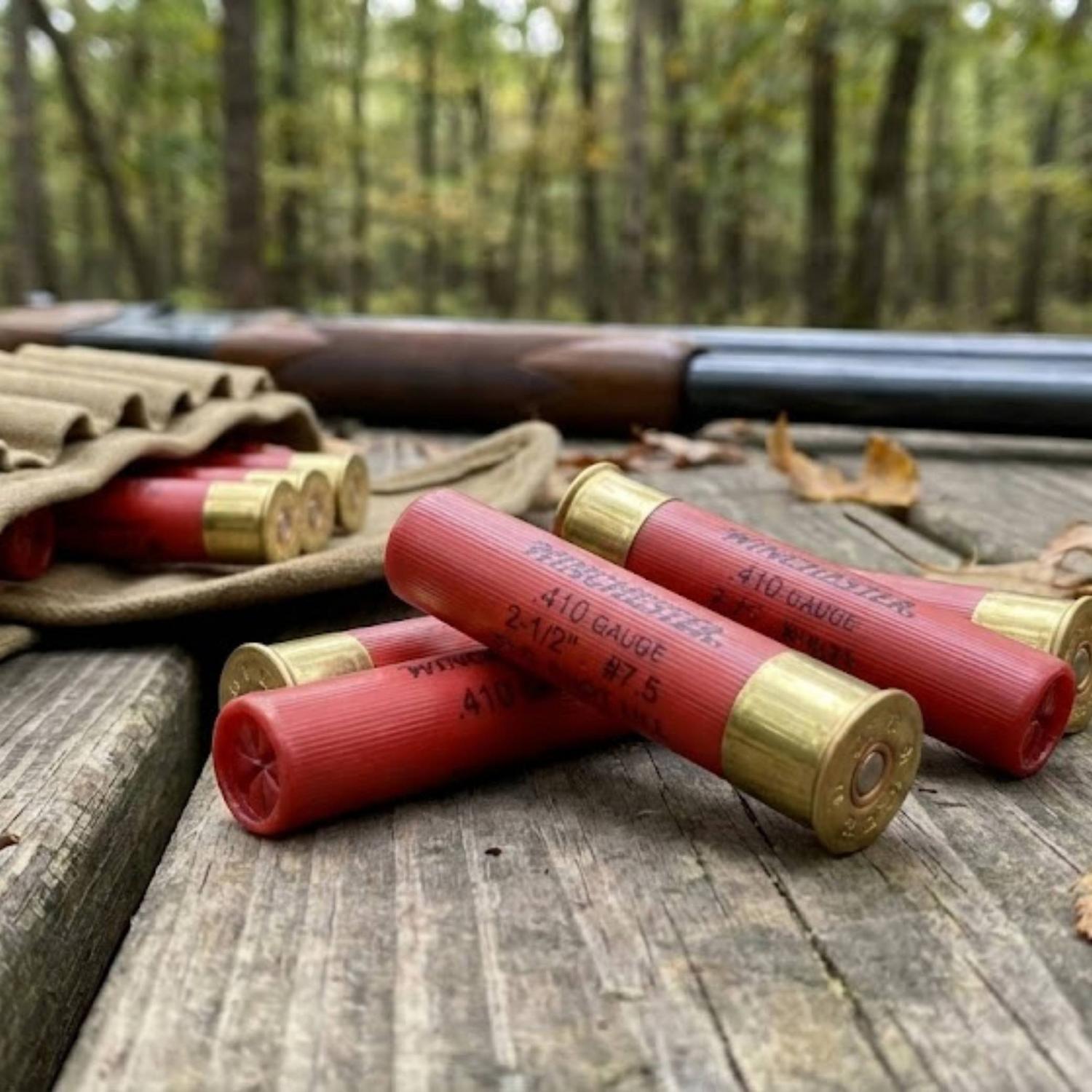 Cartouche Winchester Super-X Calibre 410 2-1/2 po #7.5 Boîte de 25