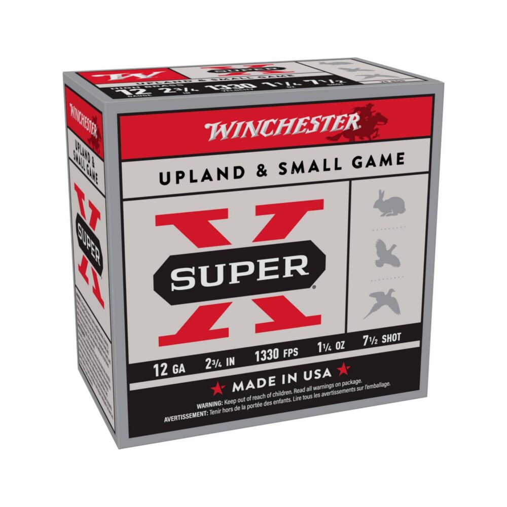 Cartouche Winchester Universal 12 GA 2 3/4 po #7-1/2 25 par boîte