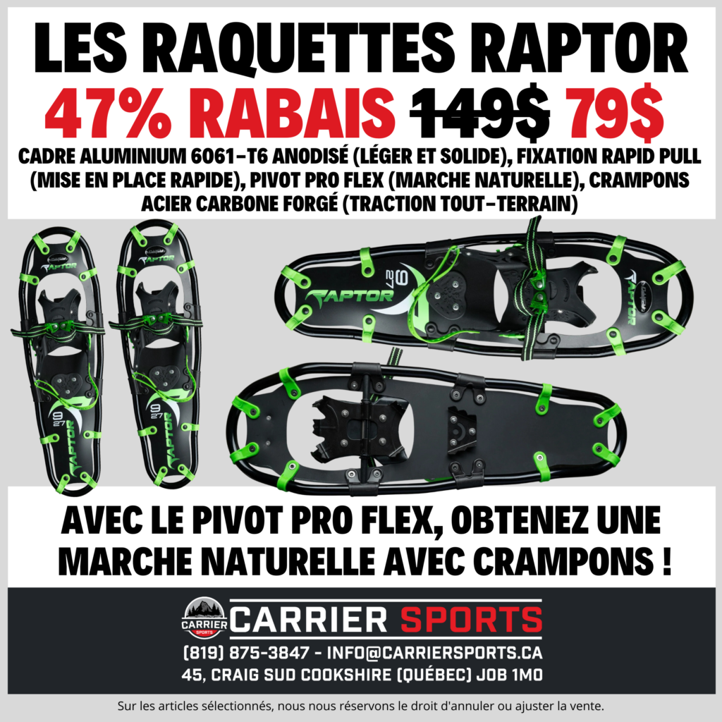 LES RAQUETTES RAPTOR