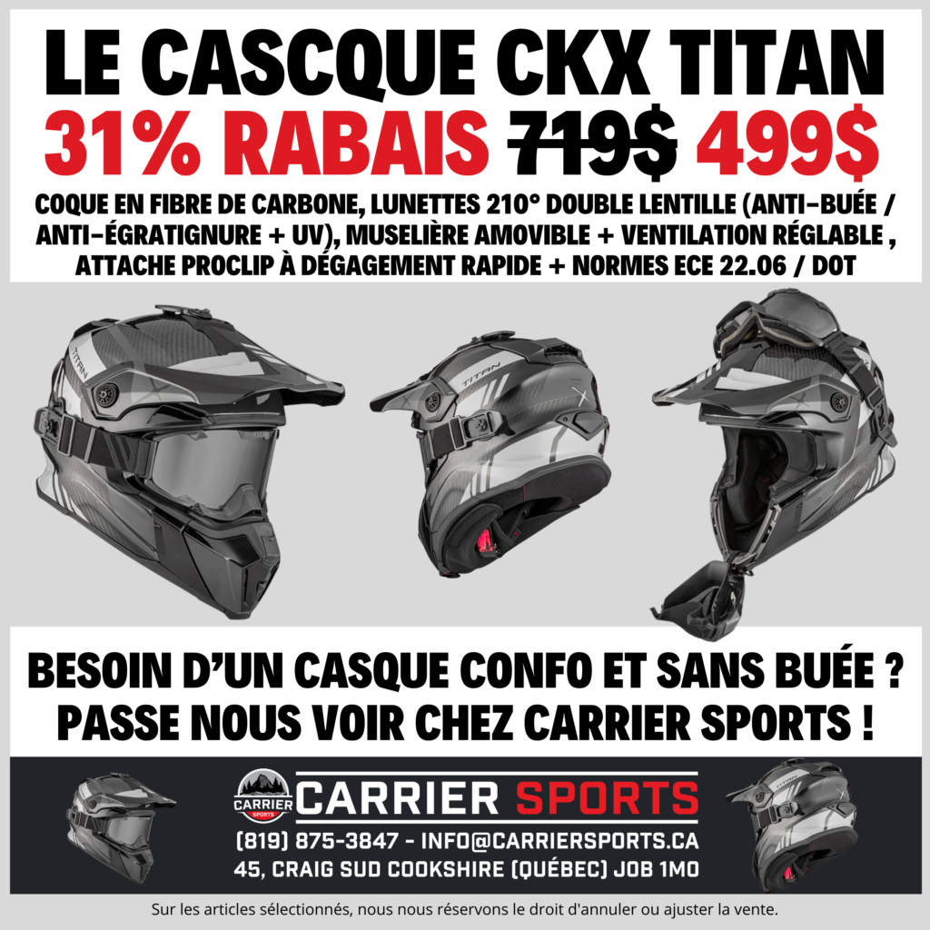 CKX – CASQUE TITAN - TRAK - XL
