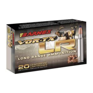 Munition Barnes VOR-TX 6.5 Creedmoor 127 gr LRX BT 20 par boîte