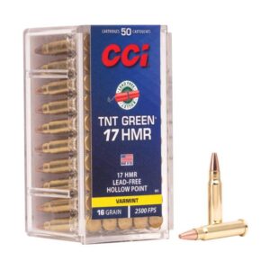 Munition CCI 17 HMR V-MAX 17 GR 50 par boîte