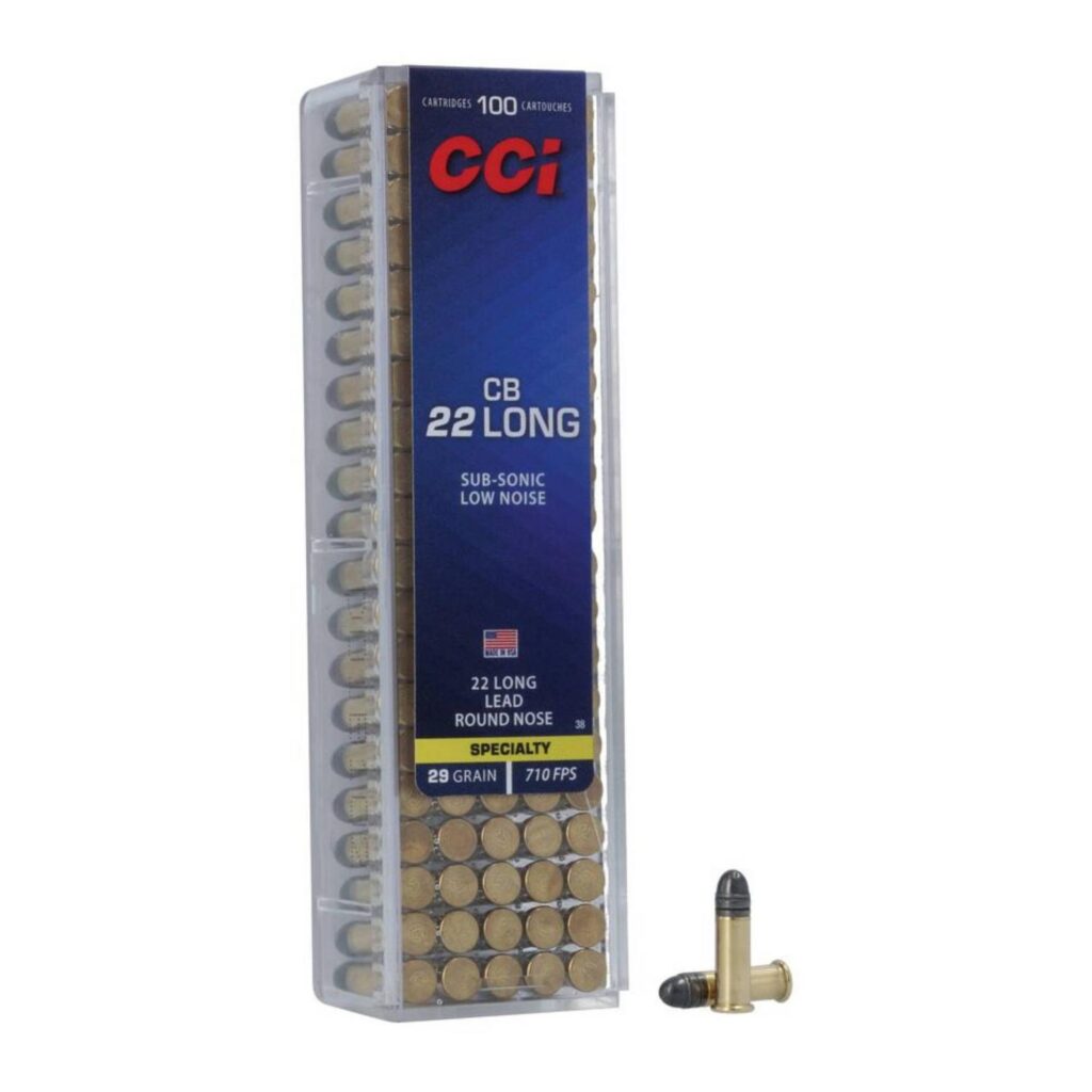 Munition CCI CB Long .22 LR 29 gr 100 par boîte