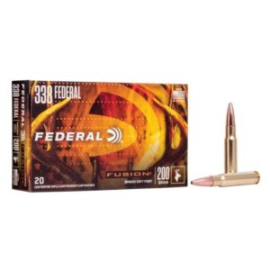 Munition Federal Fusion .338 Federal 200 gr 20 par boîte