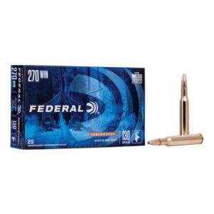 Munition Federal Power Shok 270 Win 130 gr SP 20 par boîte