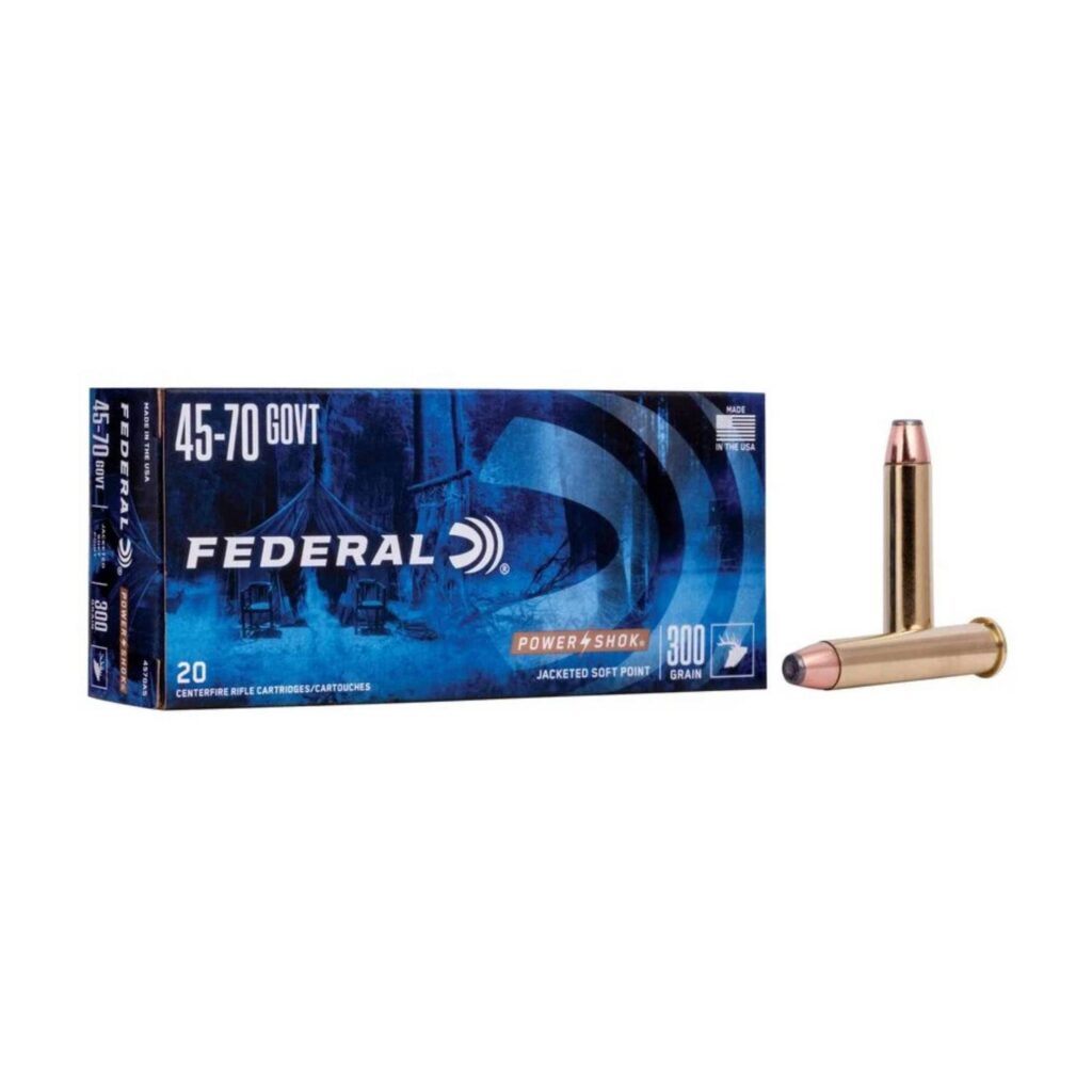 Munition Federal Power-Shok 45-70 Govt 300 gr 20 par boîte