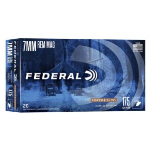 Munition Federal Power Shok 7mm Rem 175 gr 20 par boîte