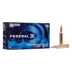 Munition Federal Power-Shok 7mm Rem Mag 150 gr SP 20 par boîte