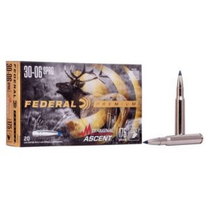 Munition Federal Premium 30-06 Springfield 175 gr Terminal Ascent Paquet de 20