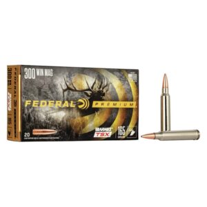 Munition Federal Premium 300 Win Mag 165 gr Barnes TSX Paquet de 20