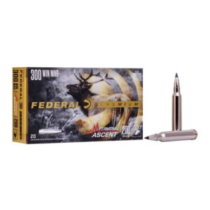 Munition Federal Premium 300 Win Mag 200 gr Terminal Ascent 20 par boîte