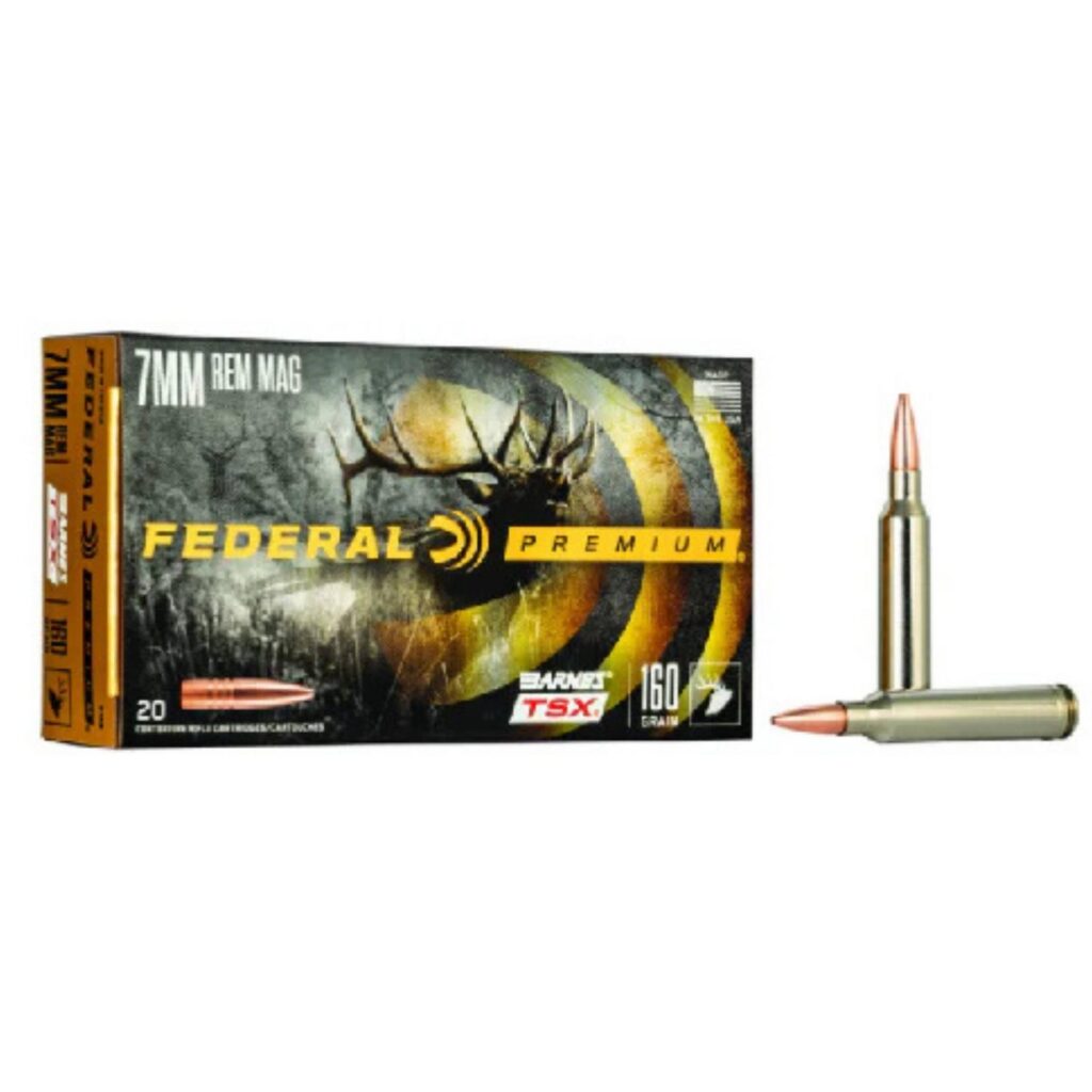 Munition Federal Premium 7mm Rem Mag 160 gr Terminal Ascent Paquet de 20