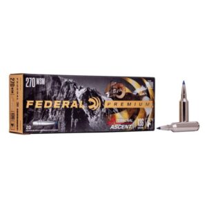 Munition Federal Premium Terminal Ascent 270 WSM 136 gr Paquet de 20