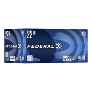 Munition Federal Range Pack .22 LR 40 gr 800 par boîte