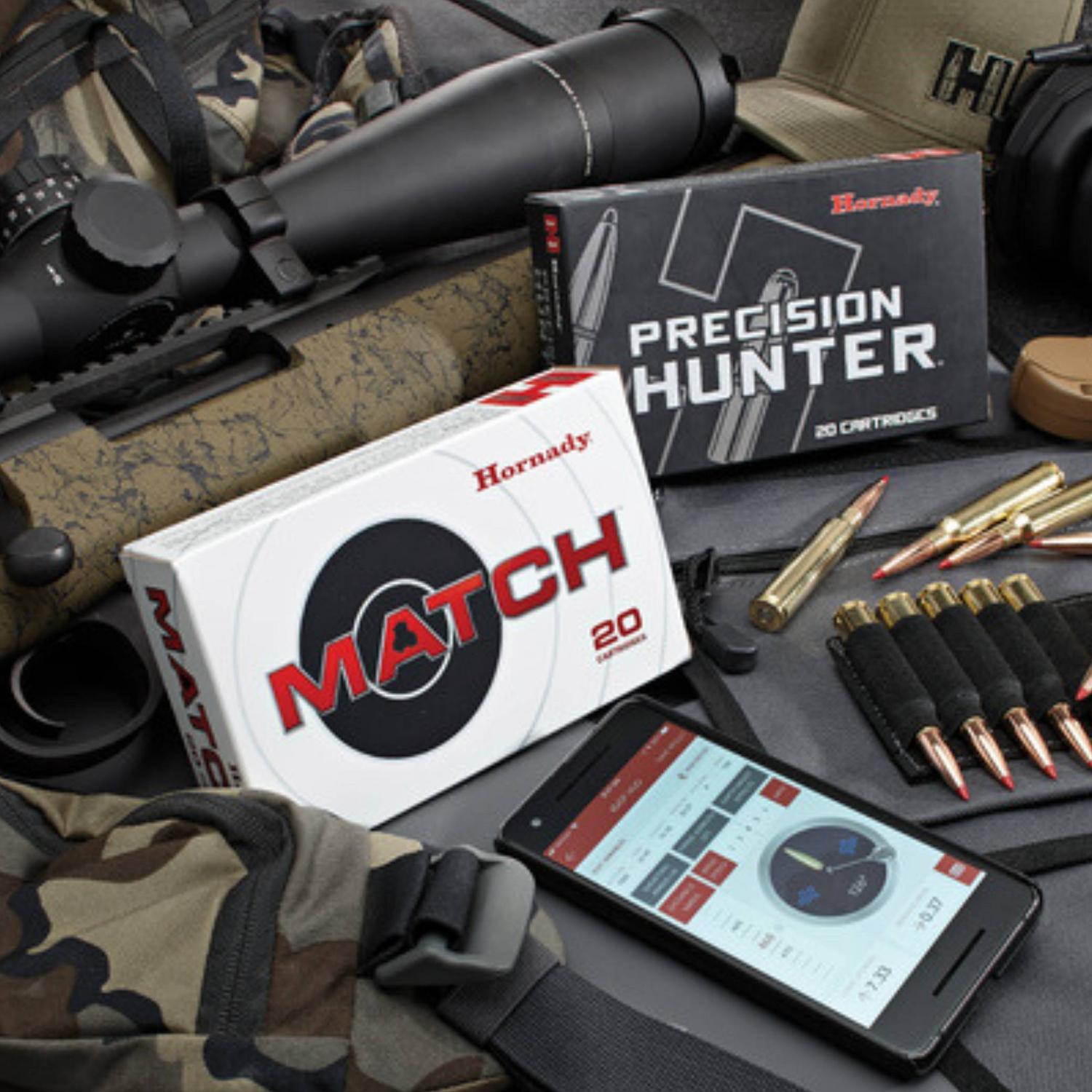 Munition HORNADY 300 PRC 212 gr ELD-X Precision Hunter 20 par boîte