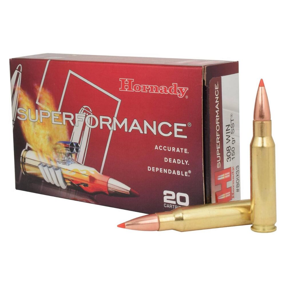 Munition Hornady .308 Win 150 gr SST Superformance 20 par boîte