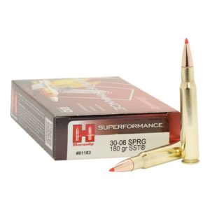 Munition Hornady 30-06 Springfield 180 gr SST Superformance 20 par boîte