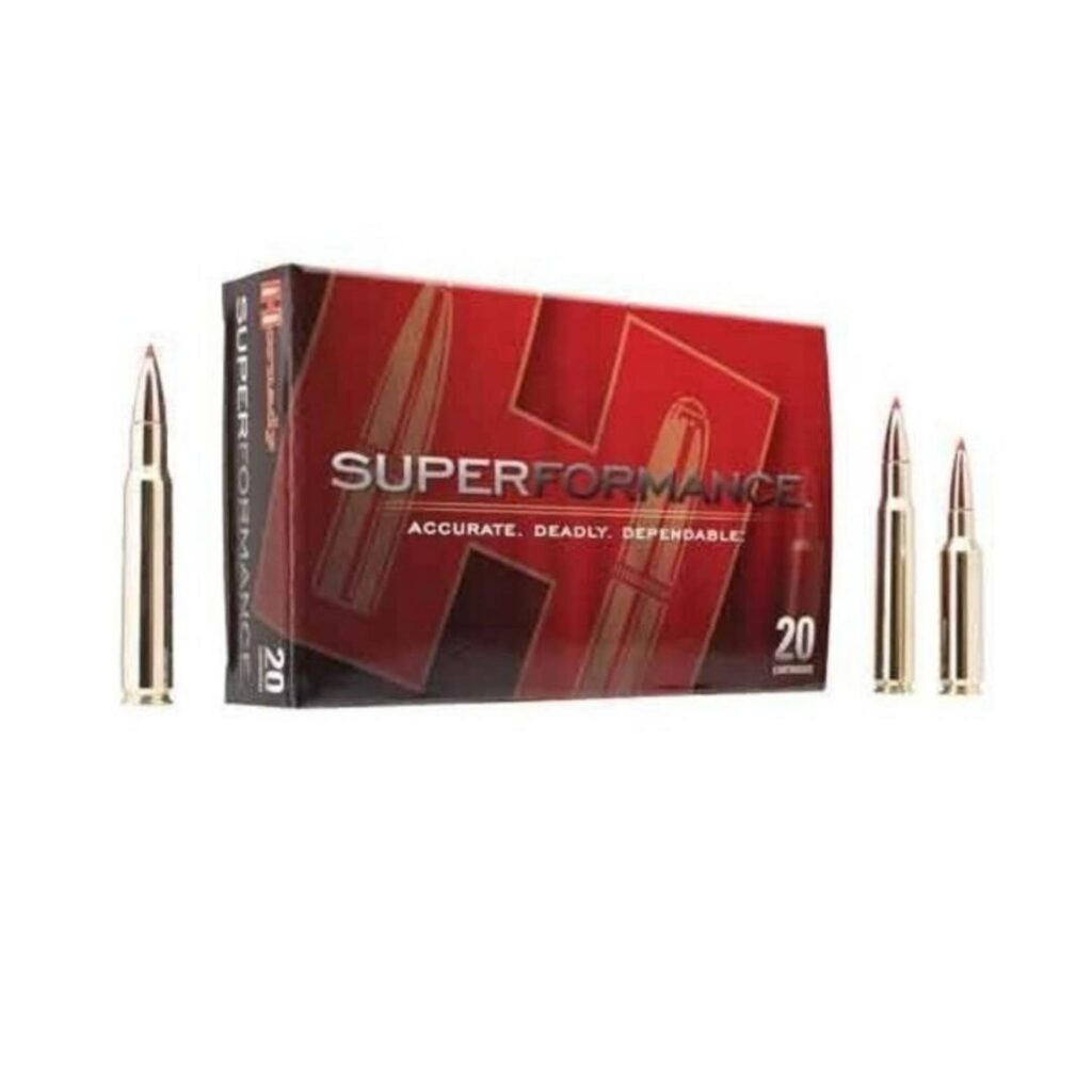 Munition Hornady 7mm Rem Mag 162 gr SST Superformance 20 par boîte