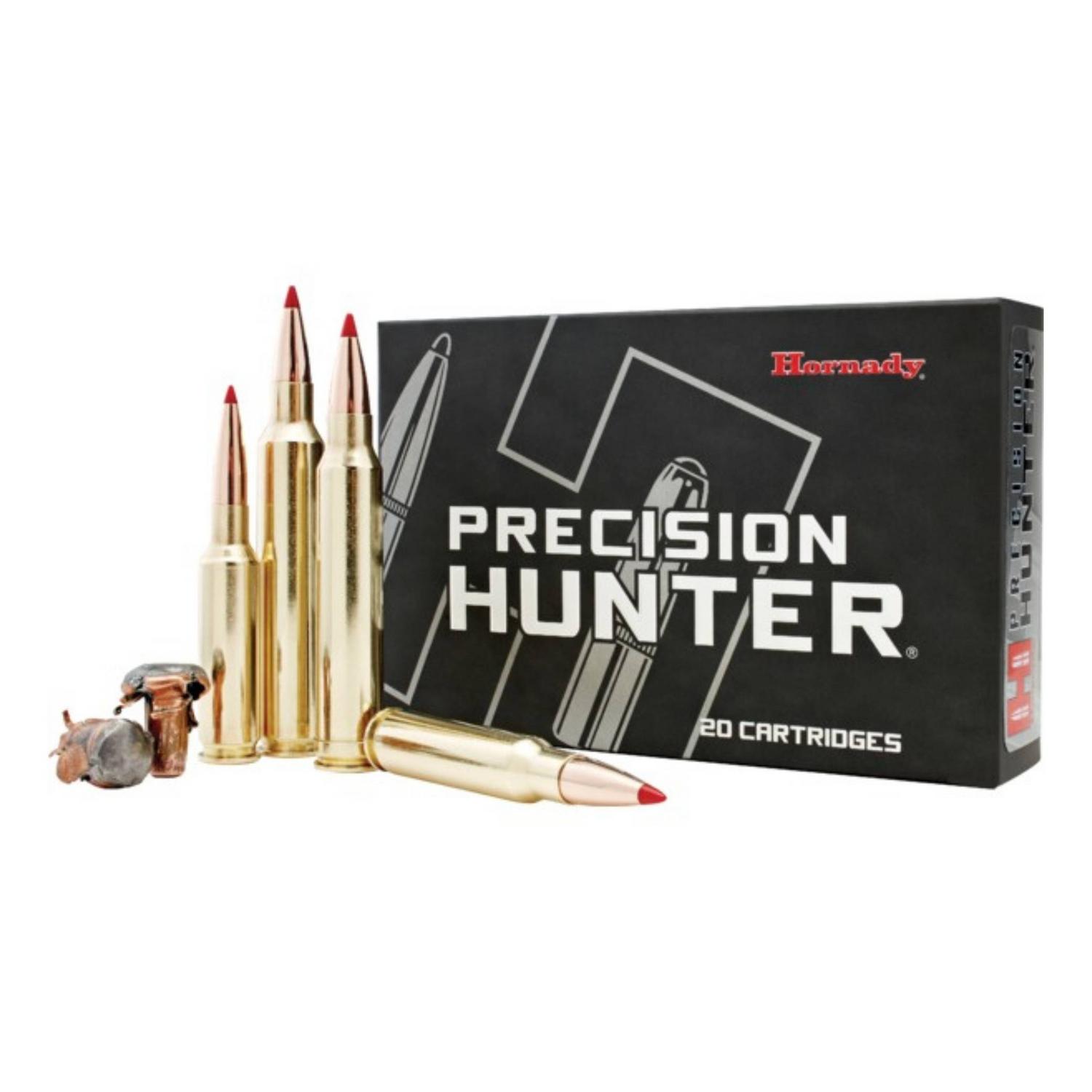 Munition Hornady Precision Hunter .338 Lapua Mag 270 gr ELD-X 20 par boîte
